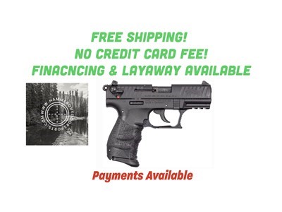 WALTHER P22 Q 22 LR 3.42'' 10-RD PISTOL Free Gun Safe!