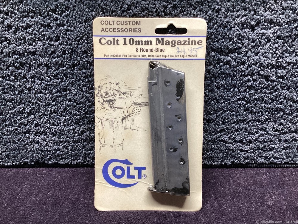 INCREDIBLE NEW COLT DELTA ELITE 10MM MAGAZINE NEW IN PACKAGING BLUED-img-0