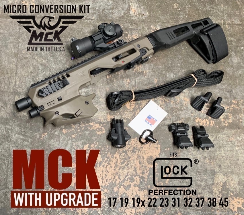 CAA MCK Micro Roni with UPGRADE OD Green for GLOCK 17 19 22 23-img-0