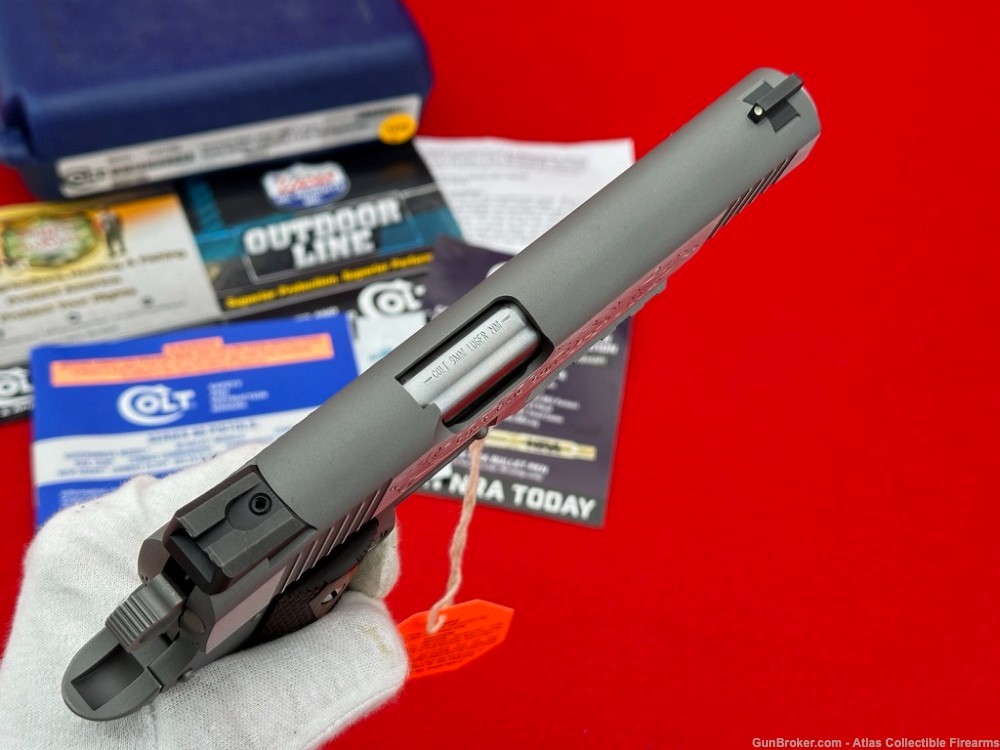 RARE Colt Custom Shop Government "Rail Gun" 9mm |FACTORY HAND ENGRAVED| NIB-img-11