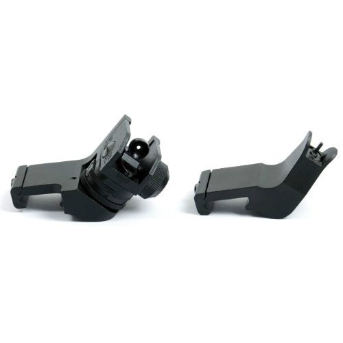 AR15 45 Degree Front/Rear Iron BUIS Backup Metal Sigh- Venoms-img-0