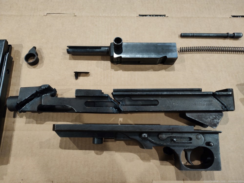 THOMPSON M1A1 SMG Parts Kit w. ALL Receiver pieces-img-1