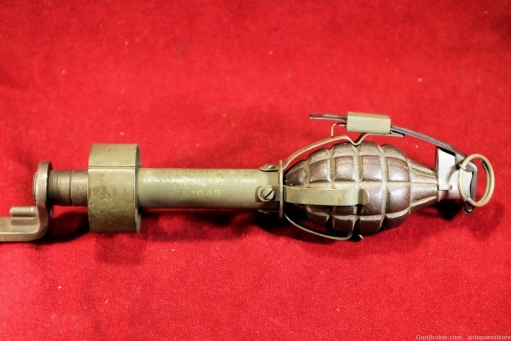US WW2 Grenade Launcher Spigot - 4 prong! - NOS-img-6