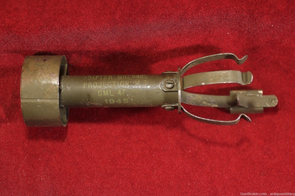 US WW2 Grenade Launcher Spigot - 4 prong! - NOS-img-0