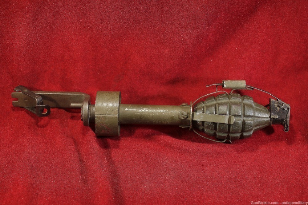 US WW2 Grenade Launcher Spigot - 4 prong! - NOS-img-7