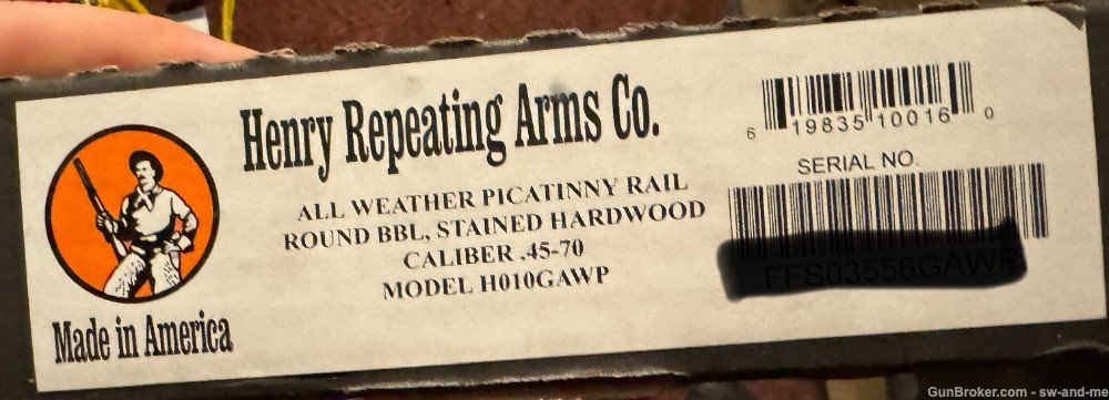 Henry All Weather Side Gate 45-70 18.43'' NIB Lever Action Rifle H010GAWP -img-3