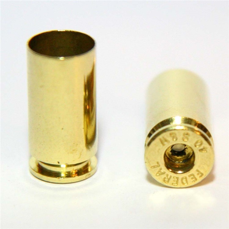 .40SW Brass Casings  NO BULGE POLISHED Resized Deprimed Ready to Load 500ct-img-0