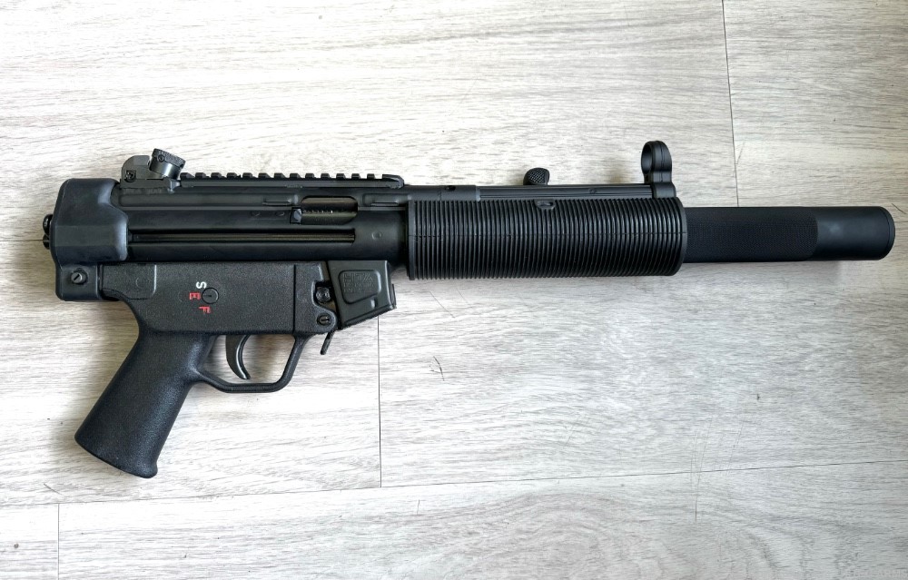 HTA/HITEC HP5SD pistol 9mm, welded Pic Rail and HTA 12” Suppressor MP5SD-img-6