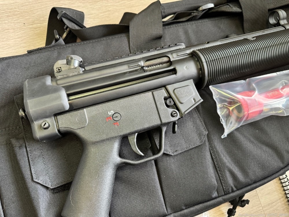 HTA/HITEC HP5SD pistol 9mm, welded Pic Rail and HTA 12” Suppressor MP5SD-img-2