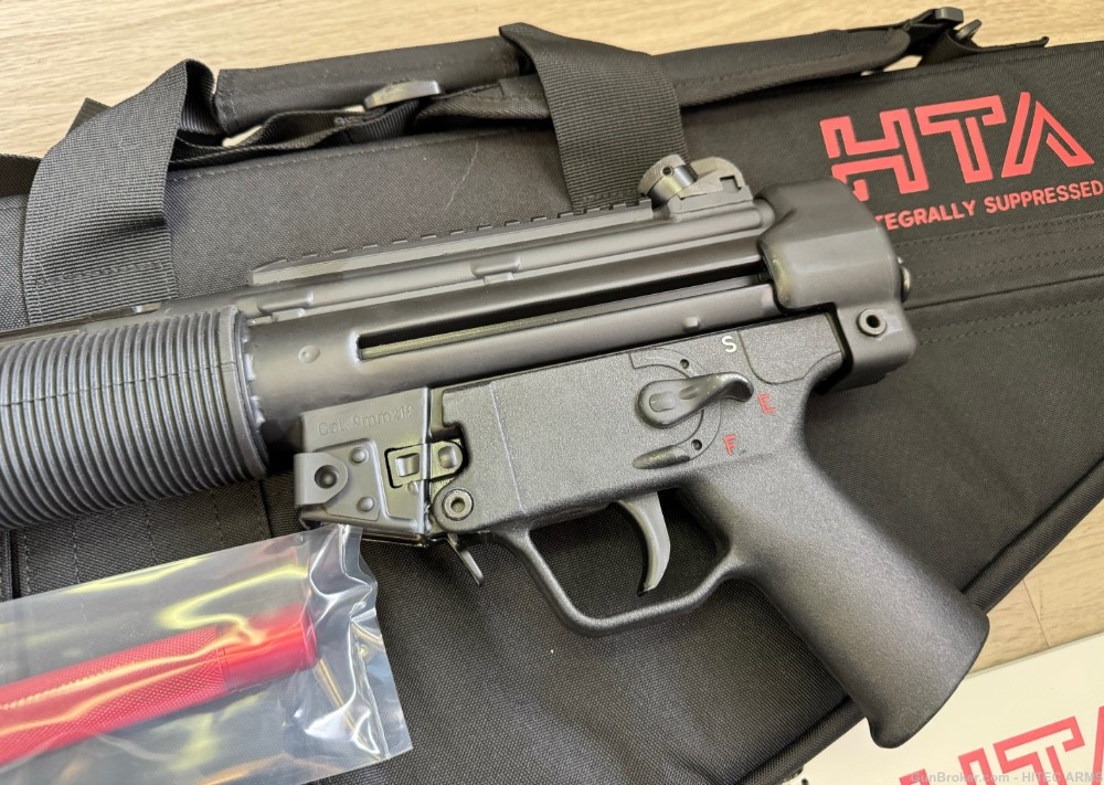 HTA/HITEC HP5SD pistol 9mm, welded Pic Rail and HTA 12” Suppressor MP5SD-img-3