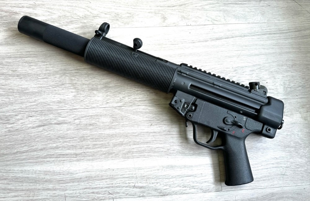 HTA/HITEC HP5SD pistol 9mm, welded Pic Rail and HTA 12” Suppressor MP5SD-img-5