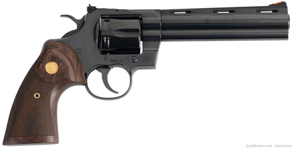 Colt Python Blued 357 Magnum 6" PYTHON-BP6WTS Blued Colt 357 Mag Python 6"-img-0