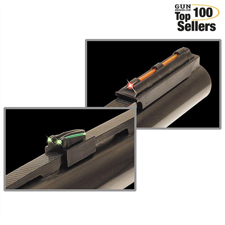 TRUGLO Magnum Gobble Dot Xtreme 3/8in Rib Magnetic Shotgun Sights (TG942XB)-img-0