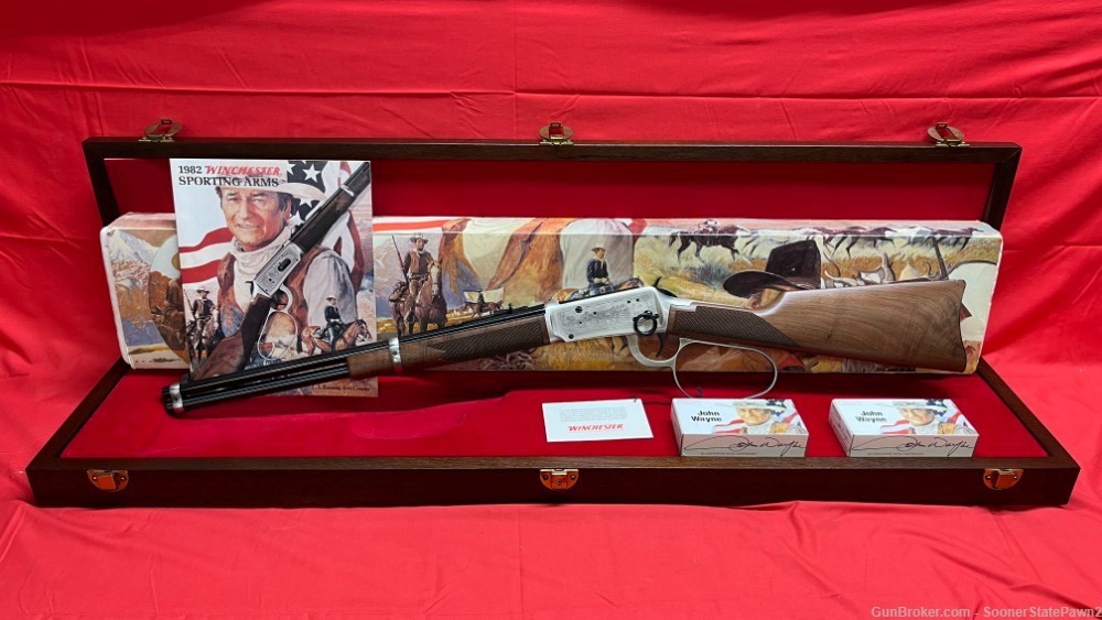 Winchester 94 John Wayne Commemorative 32-40 Win 18.50" Lever Action Rifle-img-0