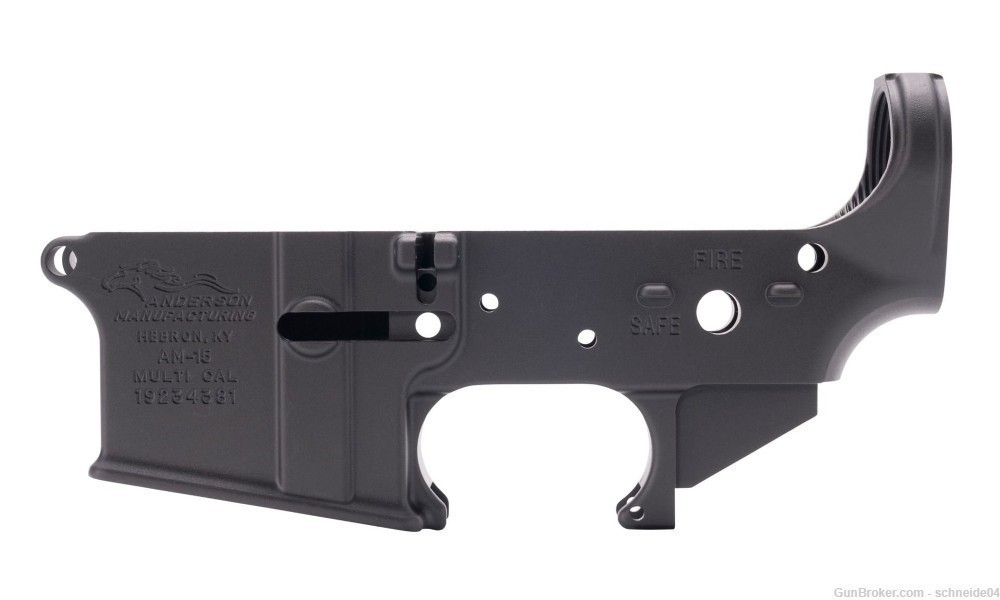 Anderson TRUMP PUNISHER SKULL LOGO LOWER RECEIVER 2 CON Serial Numbers-img-1