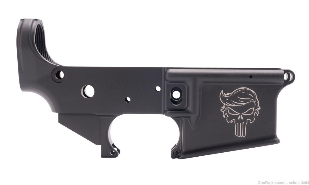 Anderson TRUMP PUNISHER SKULL LOGO LOWER RECEIVER 2 CON Serial Numbers-img-0