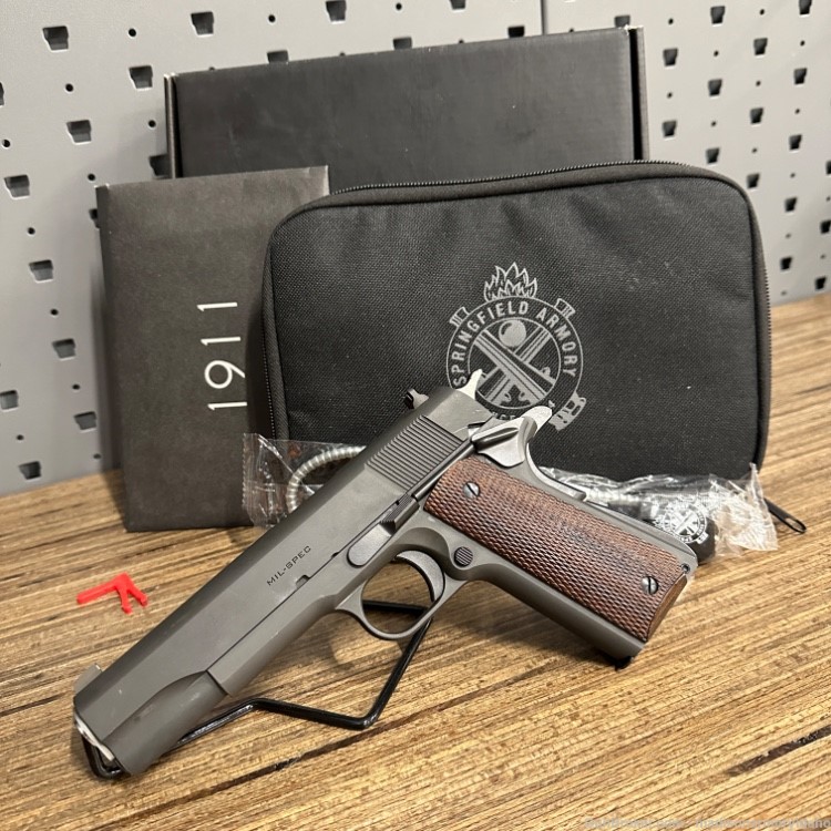 Springfield Mil-Spec 1911 .45 ACP 7rd 5" Great Condition! Penny Auction-img-0