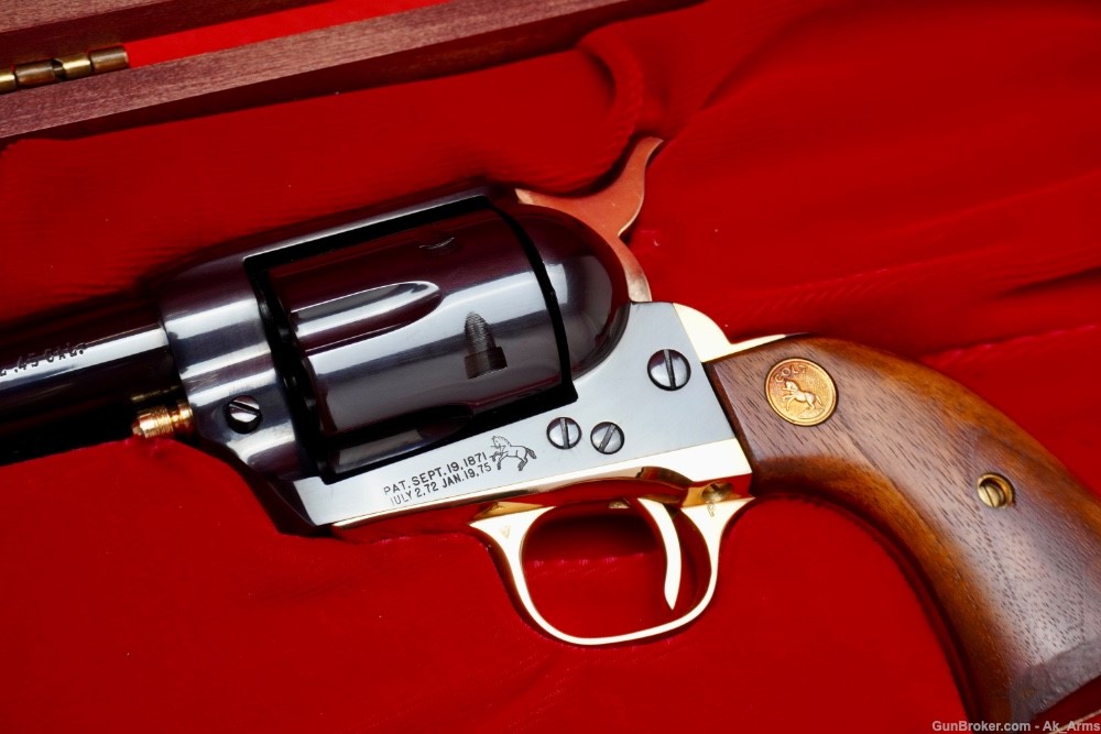 1961 Colt SAA Second Gen 7.5" .45 Colt *125TH ANNIVERSARY CONSECUTIVE SET*-img-2