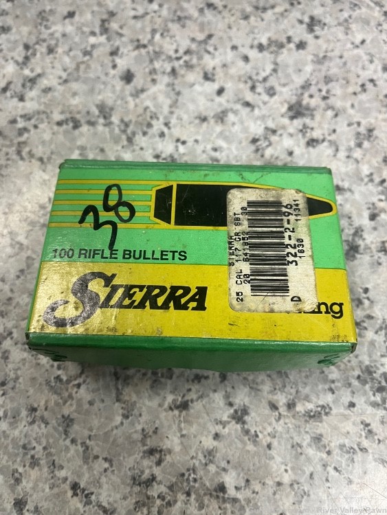 Sierra 38 count 25 caliber 117 Gr Spitzer Boat Tail 1630-img-0