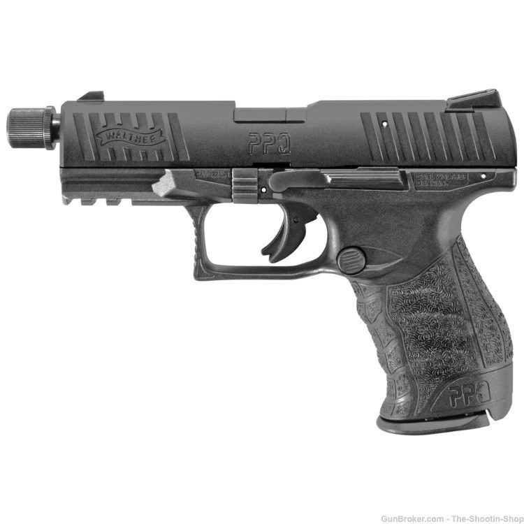 Walther Model PPQ M2 Tactical Pistol 22LR 12RD 4.6" TREADED BARREL New RAIL-img-2
