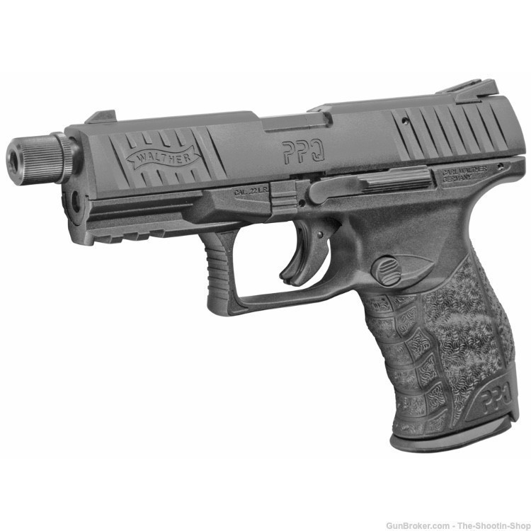 Walther Model PPQ M2 Tactical Pistol 22LR 12RD 4.6" TREADED BARREL New RAIL-img-1