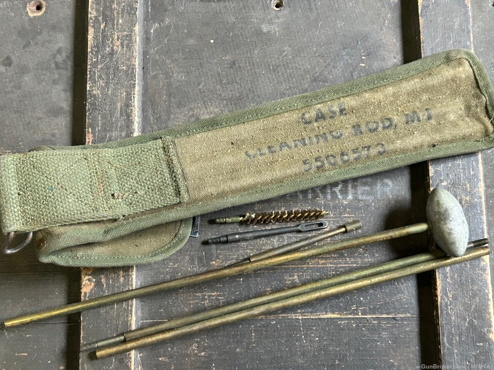 USGI M1916 30 cal Brass Cleaning Rod Set M1903 M1917 -img-6