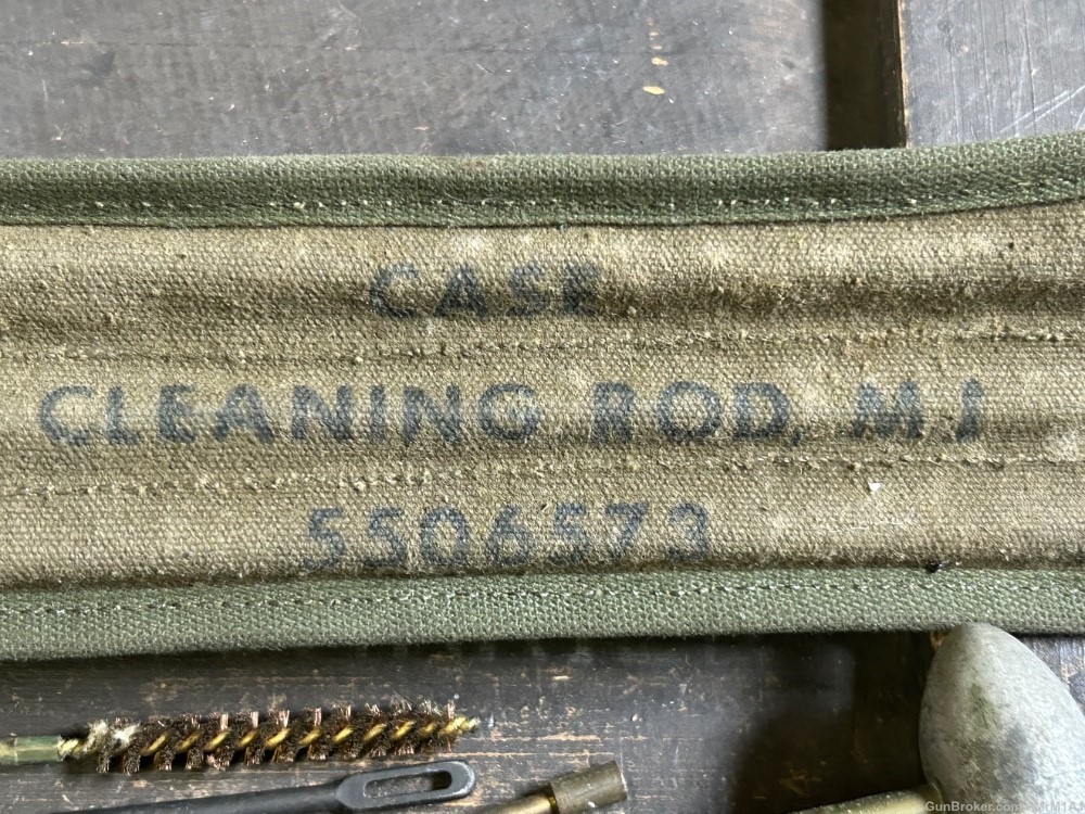 USGI M1916 30 cal Brass Cleaning Rod Set M1903 M1917 -img-7