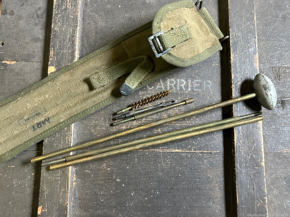 USGI M1916 30 cal Brass Cleaning Rod Set M1903 M1917 -img-1