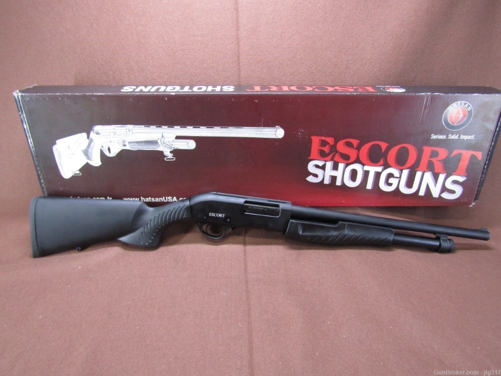 Hatsan Escort Slugger 12 GA 3 In Home Defense Pump Action Shotgun-img-0