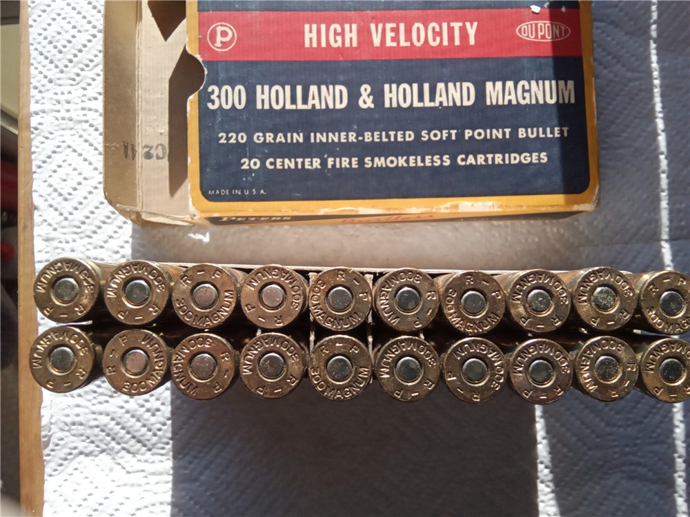 Vintage Peters 300 H&H Magnum ammo-img-4