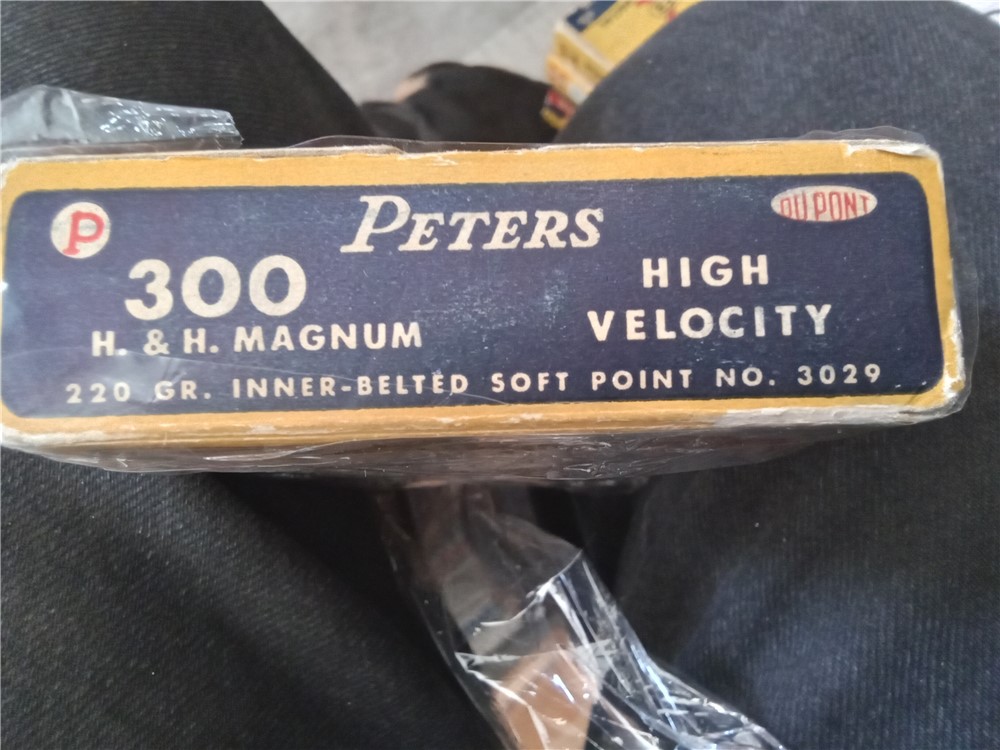 Vintage Peters 300 H&H Magnum ammo-img-5