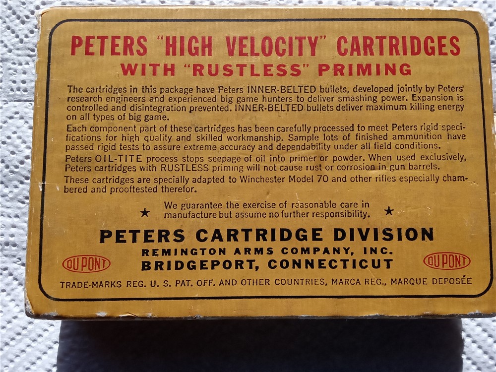 Vintage Peters 300 H&H Magnum ammo-img-2