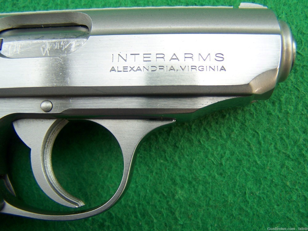 Interarms Imported Walther PPK, 380 acp, Extra Mag, Box & Custom Grips-img-7