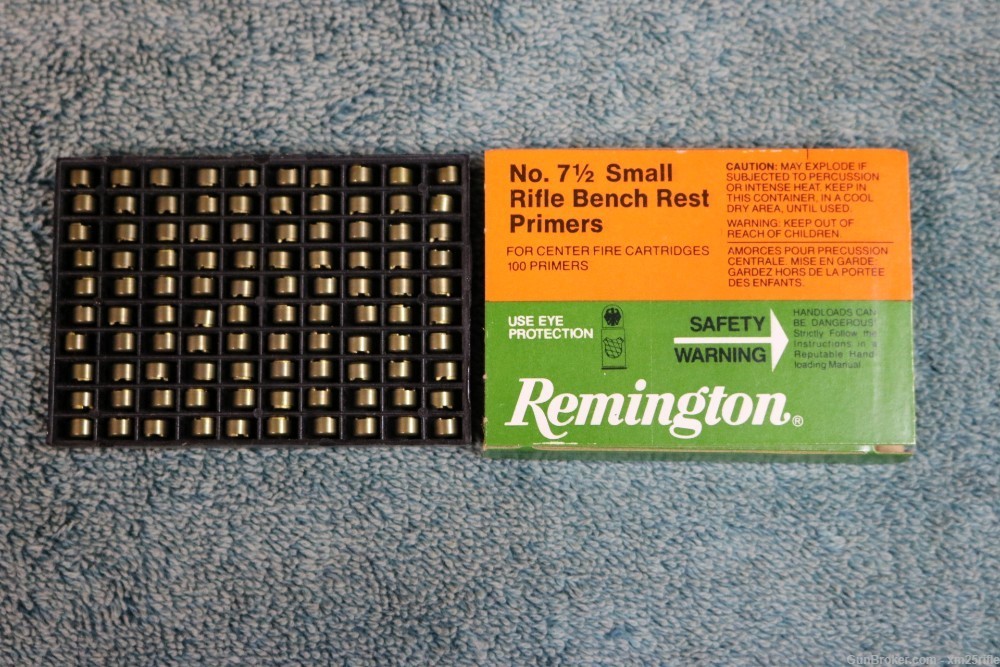 Remington No. 7 1/2 Small Rifle Bench Rest Primers-img-2