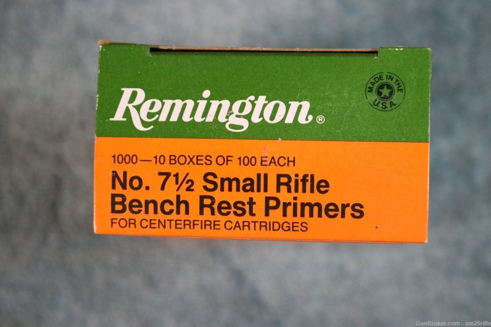 Remington No. 7 1/2 Small Rifle Bench Rest Primers-img-1
