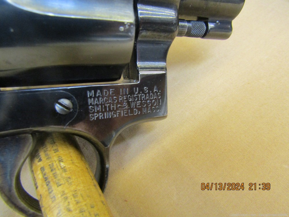 1969  1970 S&W MODEL 10 10-5 SMITH & WESSON 38 SPECIAL LOOK BIANCHI-img-3