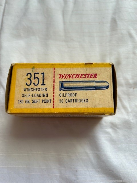 Winchester 351 S.L. 180 Gr. Soft Point (50 rnds)-img-1