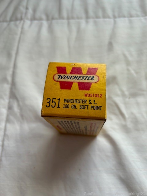 Winchester 351 S.L. 180 Gr. Soft Point (50 rnds)-img-2