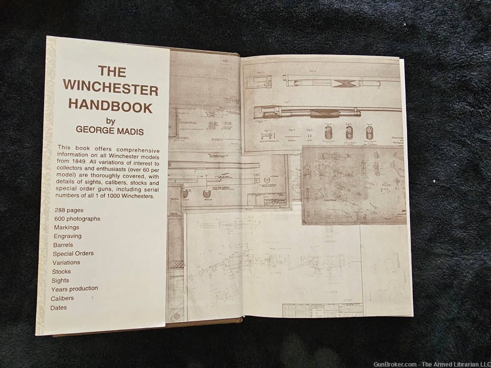 The Winchester Handbook 1 of 1000 Signed by George Madis 1981 -img-1