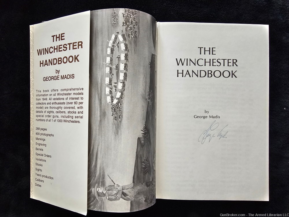 The Winchester Handbook 1 of 1000 Signed by George Madis 1981 -img-2