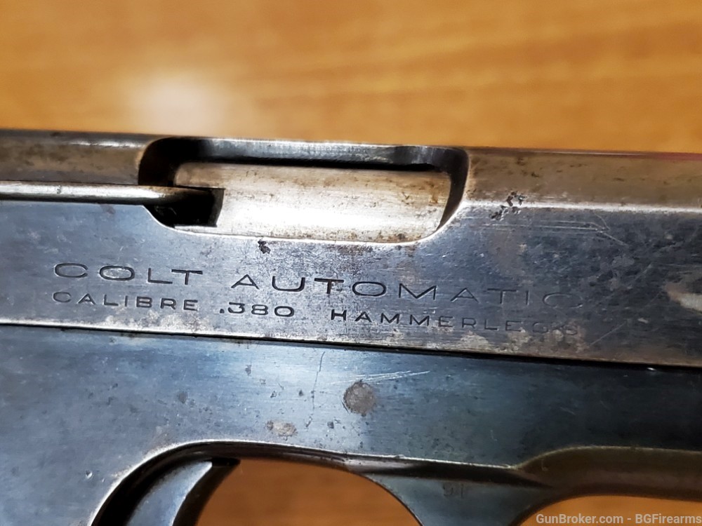 Colt 1908 .380acp Hammerless pistol 1-mag No Box $.01 start-img-3