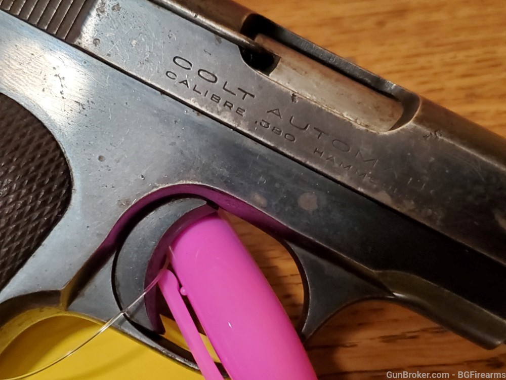 Colt 1908 .380acp Hammerless pistol 1-mag No Box $.01 start-img-8