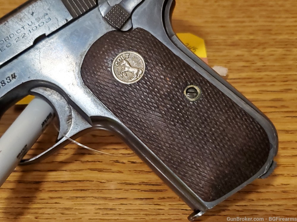 Colt 1908 .380acp Hammerless pistol 1-mag No Box $.01 start-img-19