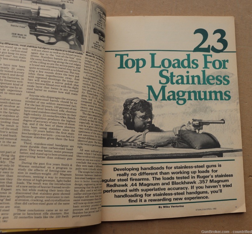 1982 Shooting Times Stainless Steel Handguns Issue, 114 Pages-img-6