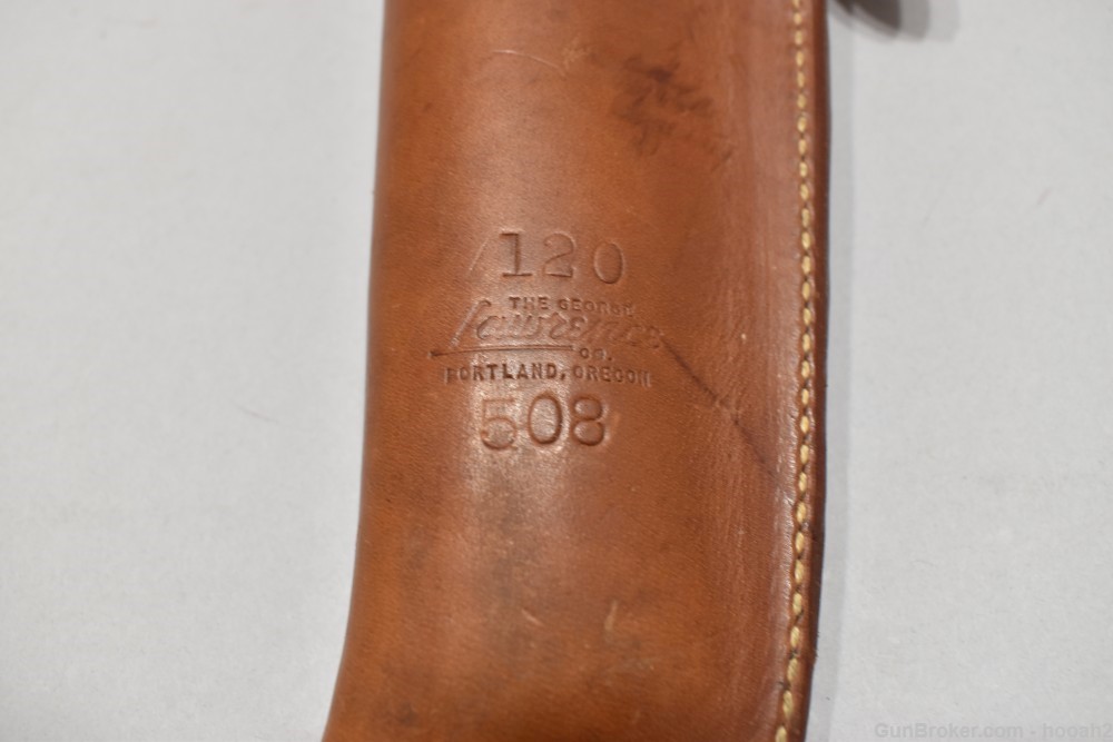 Lawrence Brown Leather Right Handed Holster Colt Single Action 7 ½ in-img-1
