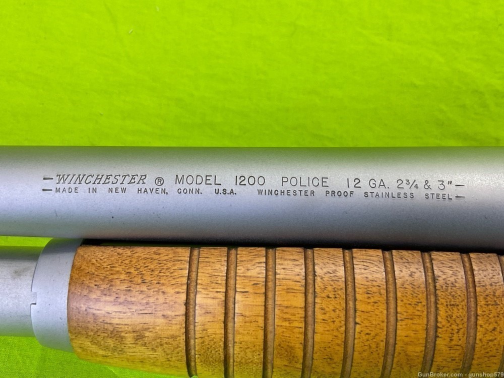 Winchester 1200 Police Defender Marine Satin Stainless SS 12 Ga 18 In Riot-img-19