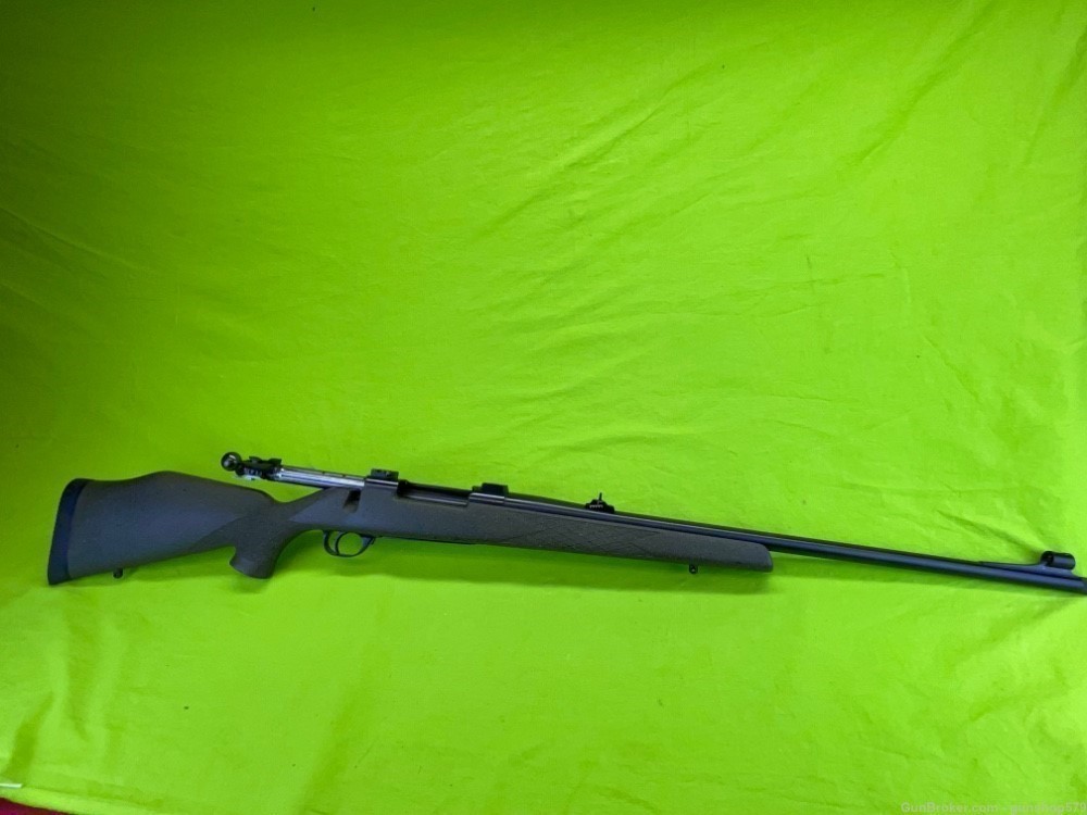 Weatherby Mark V Safari Express McMillan Stock 375 H&H Mag African Threaded-img-0
