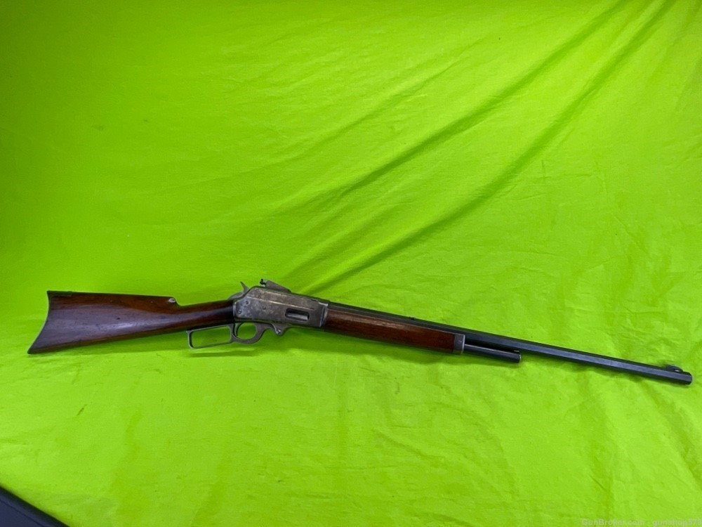 Rare Marlin 1895 Short Rifle 40-65 24 Inch Octagon Half Magazine Lever C&R-img-0