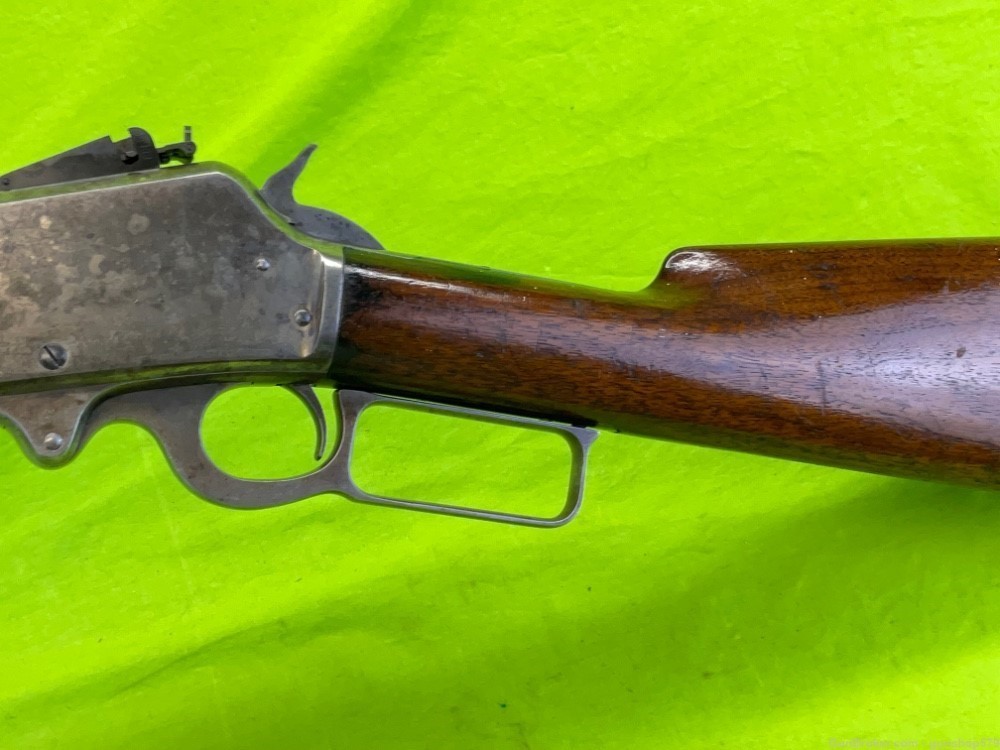 Rare Marlin 1895 Short Rifle 40-65 24 Inch Octagon Half Magazine Lever C&R-img-26