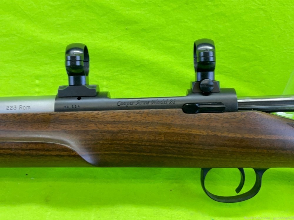 Original Cooper Of Montana Model 21 223 Remington Single Shot Bolt Action -img-23